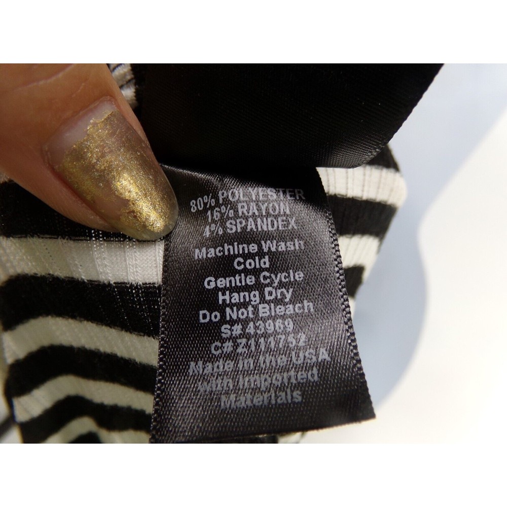 Agnes & Dora Black Pocket Forever Cardigan Double Stripe Size SM NWOT - Picture 6 of 8